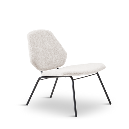 Woud - Lean Lounge Chair - Elfenben