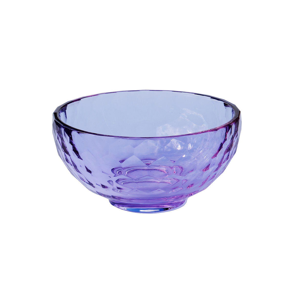 Storm Crystal Bowl Ø12 cm - lila