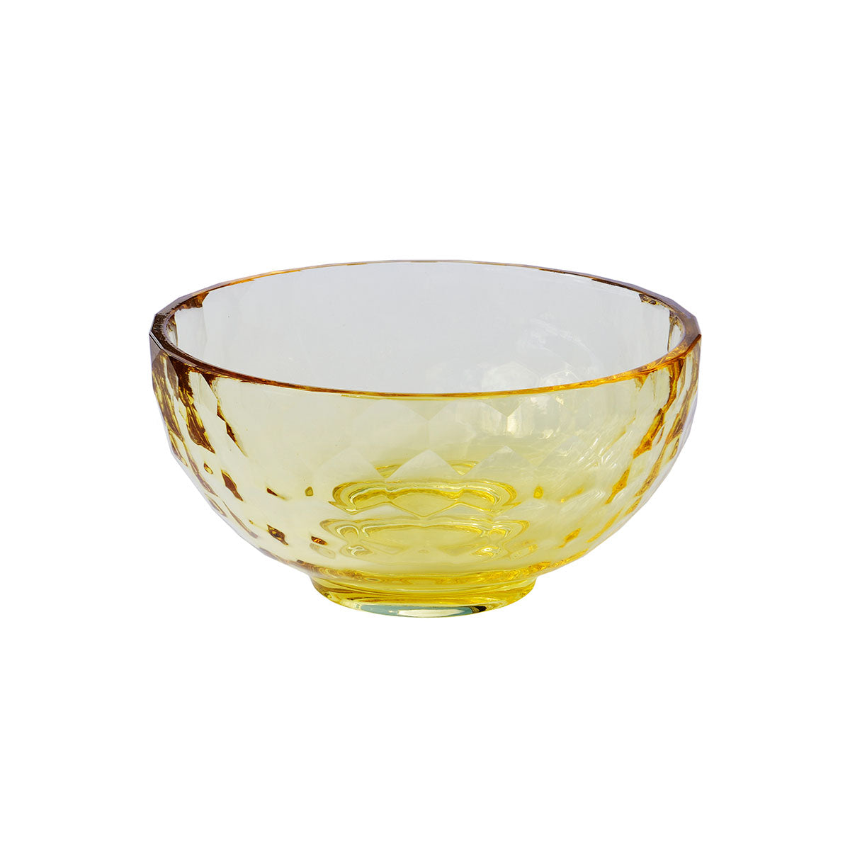 Storm Crystal Bowl Ø12 cm - gul