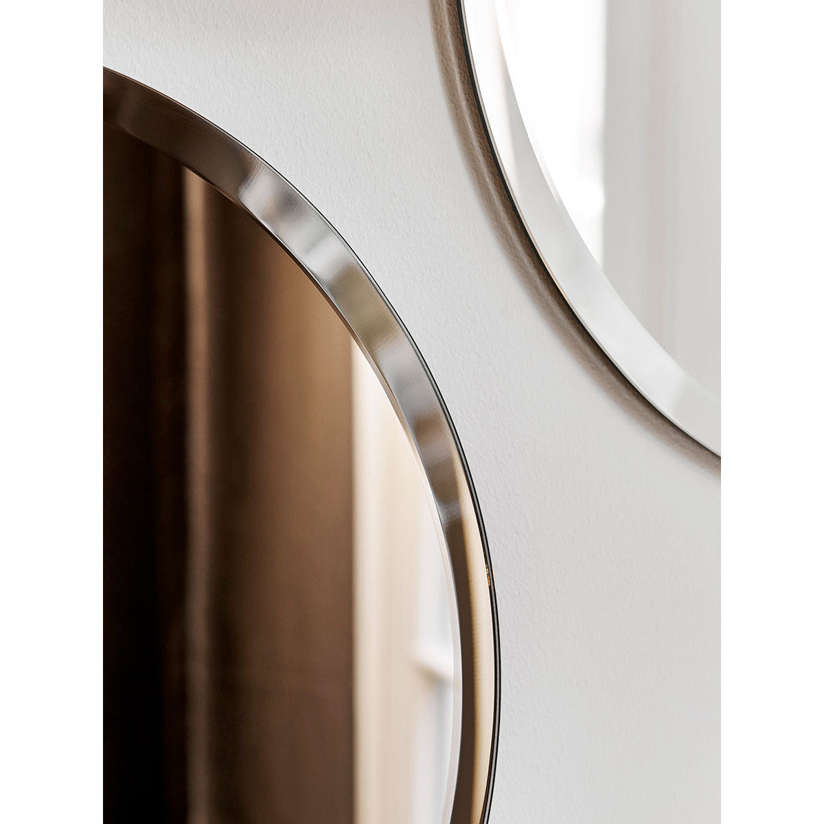 Facet Round Mirror Ø50 cm - brons