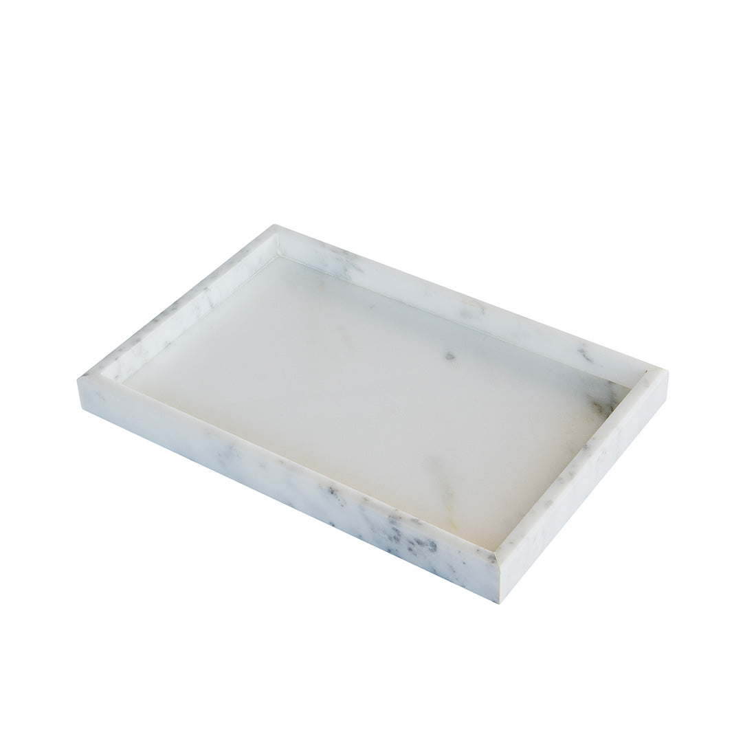 Marbi Marble Tray - White - 20x30 cm