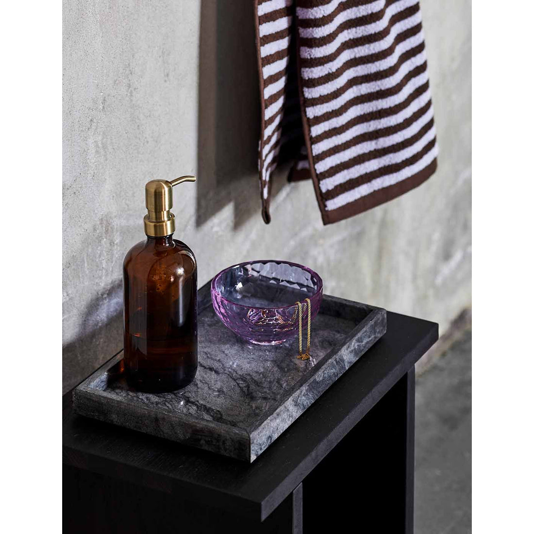 Marbi Marble Tray - Svart - 20x30 cm