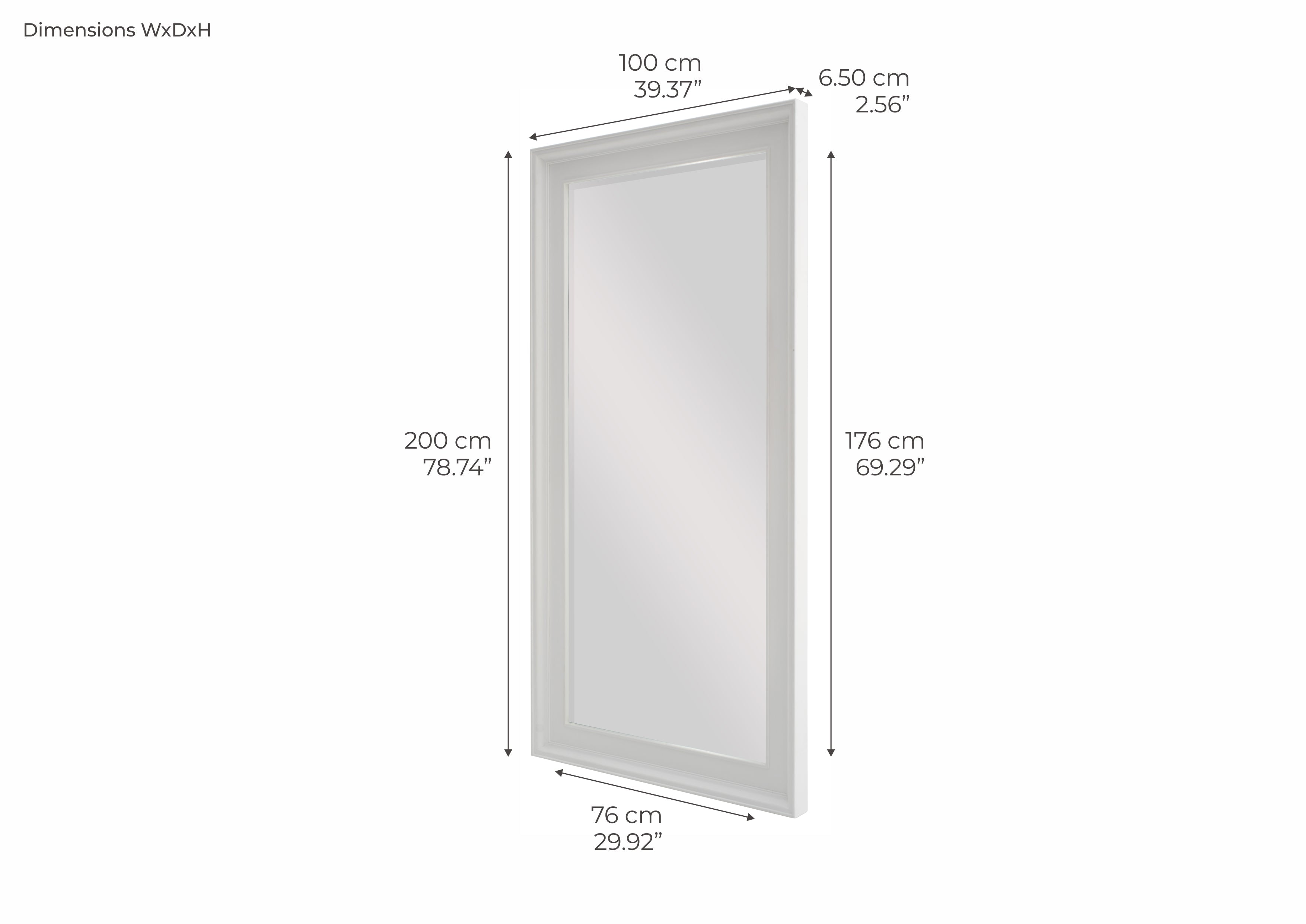 Halifax Stort Gulv Spejl - NovaSolo - DesignGaragen.dk