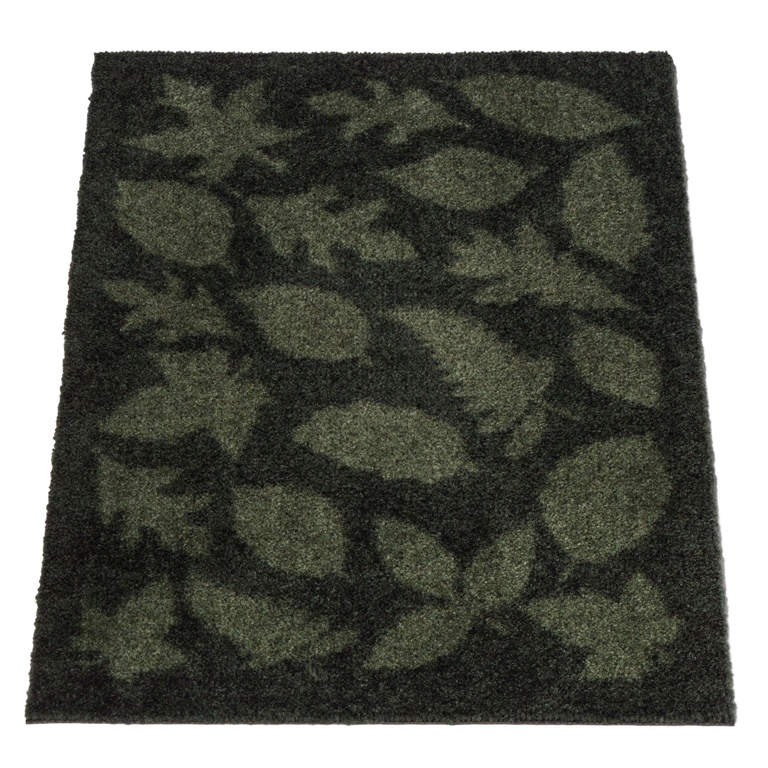 GULVMÅTTE 40 x 60 CM - LEAVES/DARK GREEN - Tica Copenhagen - DesignGaragen.dk