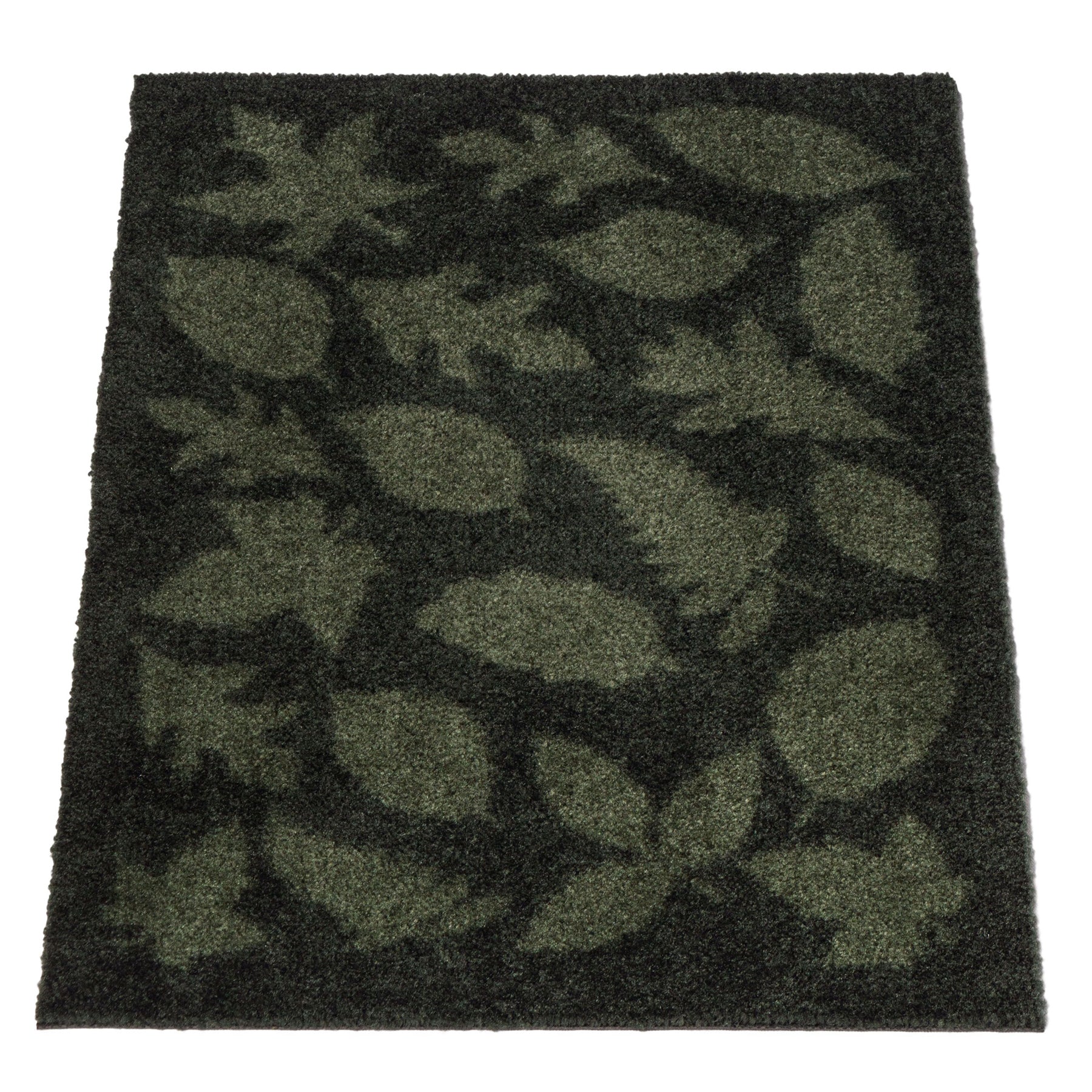 GULVMÅTTE 40 x 60 CM - LEAVES/DARK GREEN - Tica Copenhagen - DesignGaragen.dk