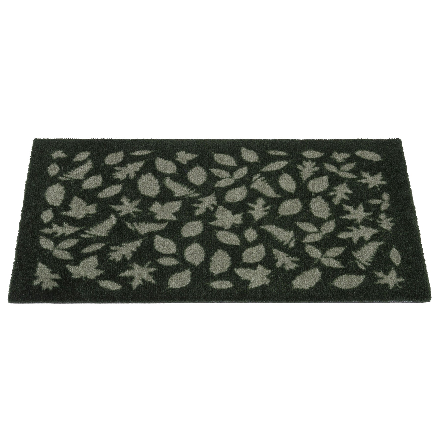 GULVMÅTTE 40 x 60 CM - LEAVES/DARK GREEN - Tica Copenhagen - DesignGaragen.dk