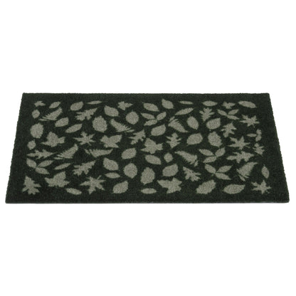 GULVMÅTTE 40 x 60 CM - LEAVES/DARK GREEN - Tica Copenhagen - DesignGaragen.dk