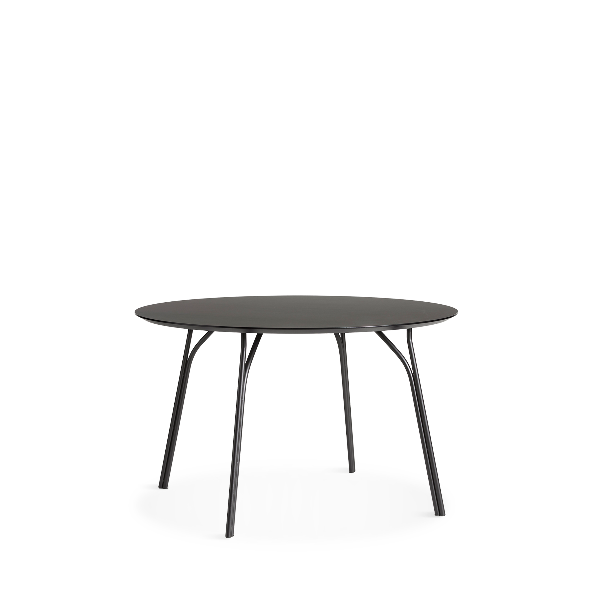 Woud - Tree Dining Table (120 cm) - Kol svart/svart