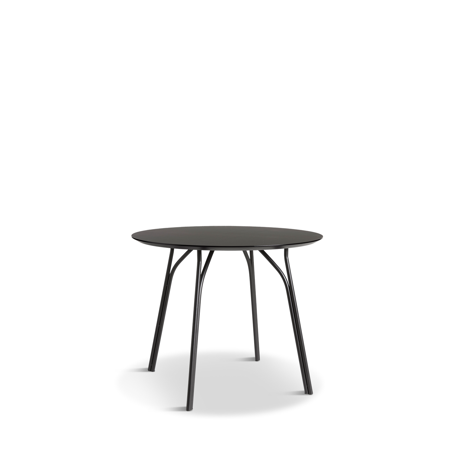 Woud - Tree Dining Table (90 cm) - Kol svart/svart