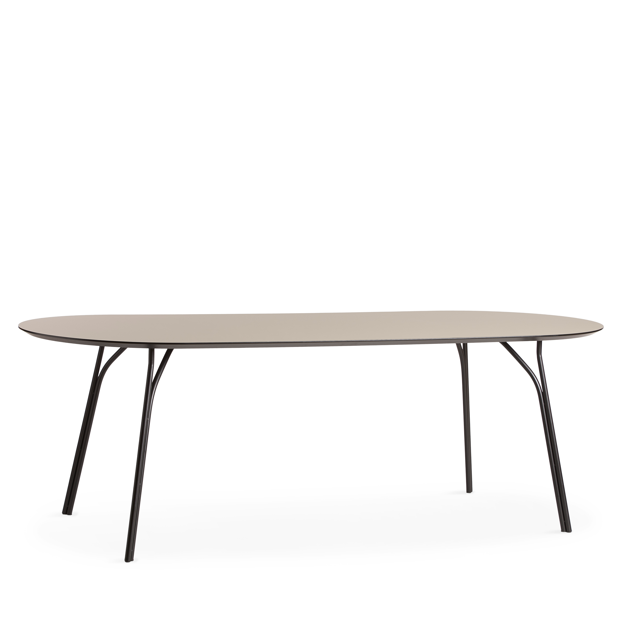 Woud - Tree Dining Table (220 cm) - Beige/Black