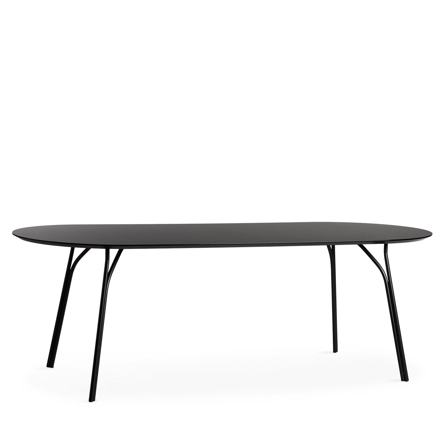 WOUD - Tree dining table (220 cm) - Charcoal black/black - WOUD - DesignGaragen.dk