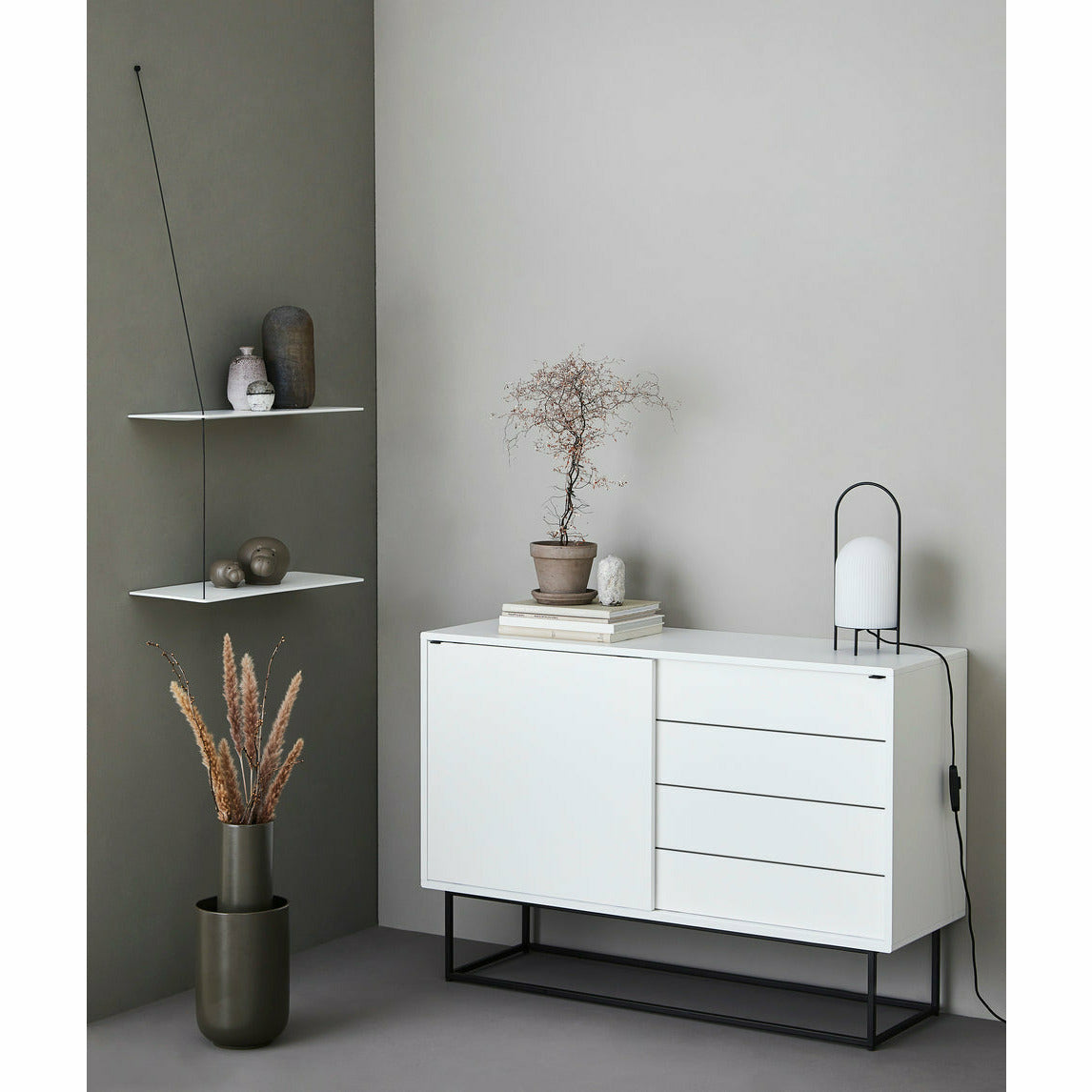 WOUD - VIRKA Sideboard (High) - White