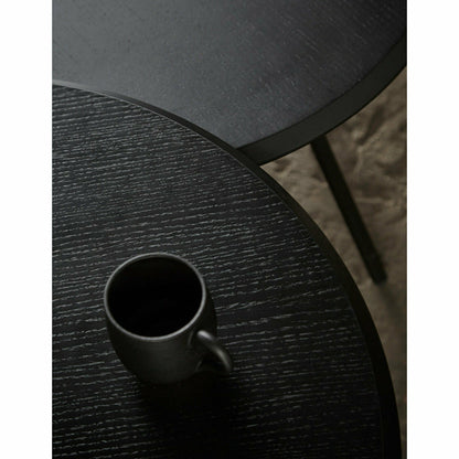 WOUD - Soround coffee table - Black ash (Ø75xH49) - WOUD - DesignGaragen.dk