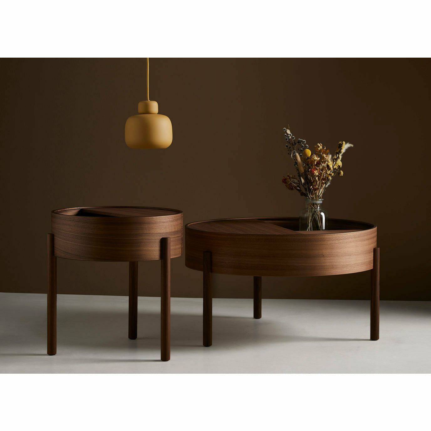 WOUD - Stone pendant (Small) - Mustard - WOUD - DesignGaragen.dk