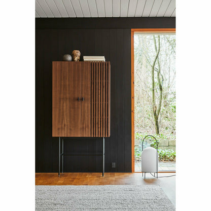 Woud - array highboard (80 cm) - valnöt