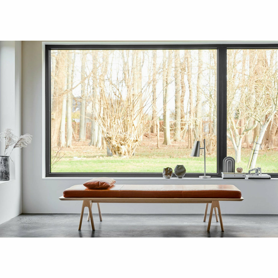 WOUD - Level daybed - Cognac/oak 190x76,50x41 cm - WOUD - DesignGaragen.dk