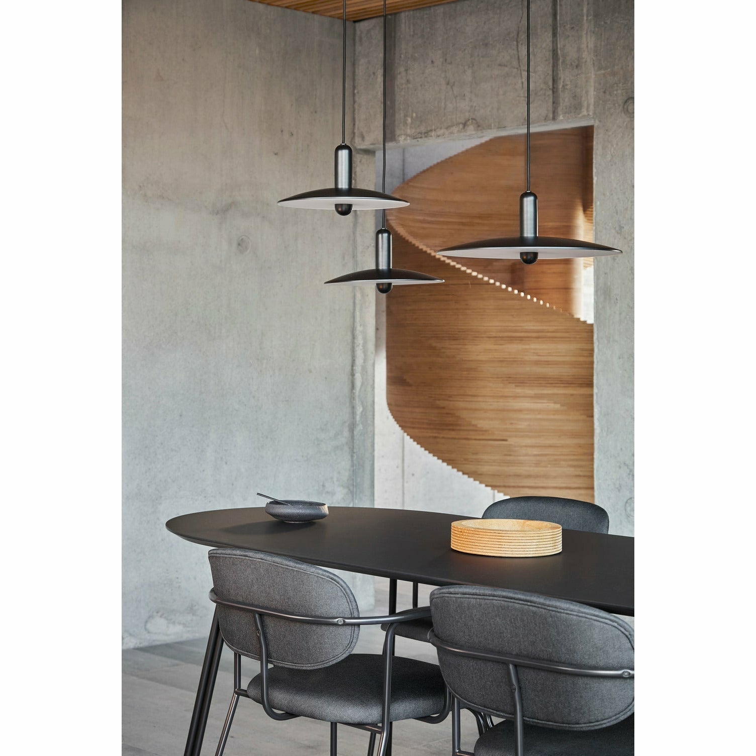 WOUD - Frame dining chair - Dark grey - WOUD - DesignGaragen.dk