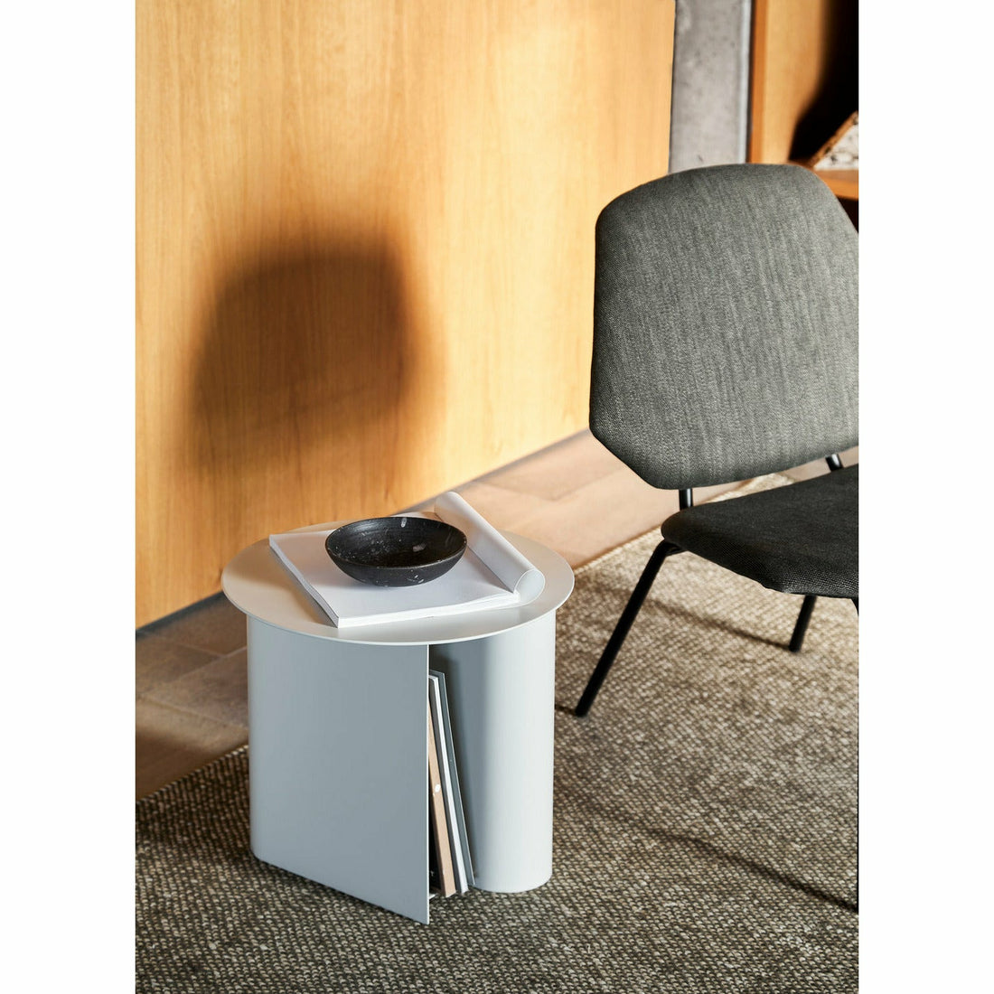 WOUD - Sentrum side table - Warm grey - WOUD - DesignGaragen.dk