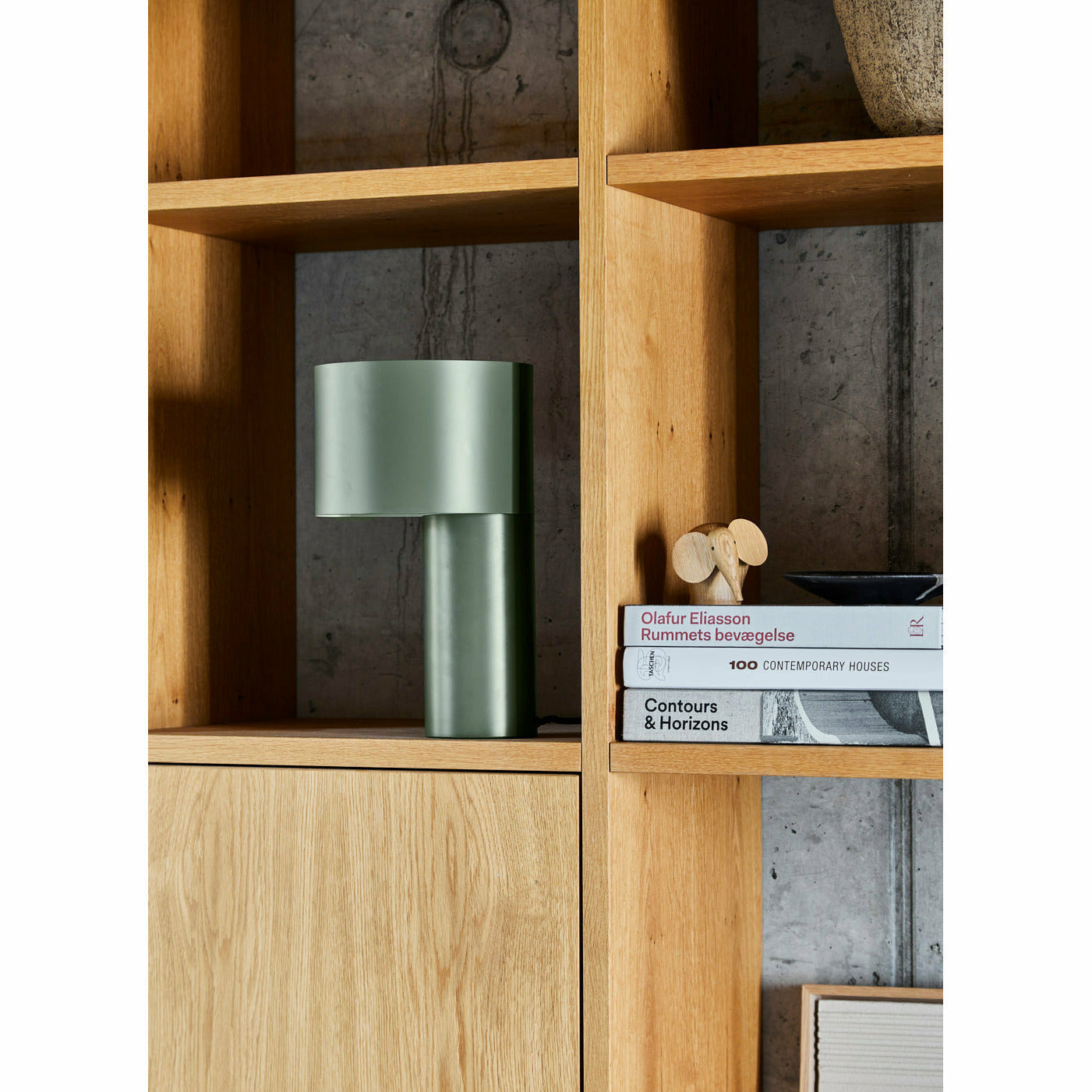 WOUD - Tangent table lamp-Forest green - WOUD - DesignGaragen.dk