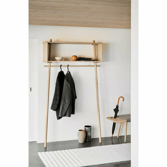 WOUD - Töjbox wardrobe (Large) - White pigmented oak - WOUD - DesignGaragen.dk