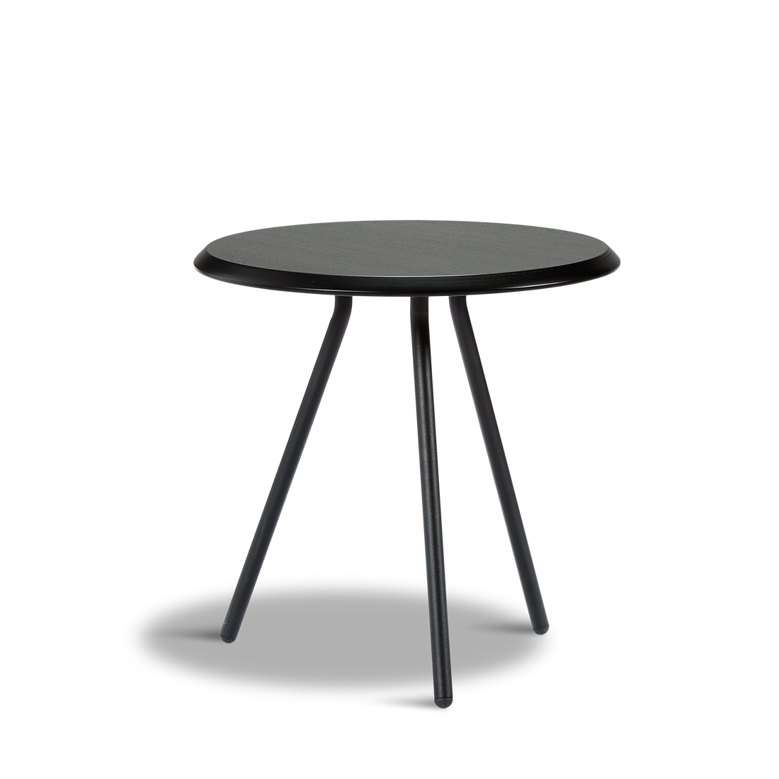 WOUD - Soround Side Table - Black Ash (Ø45xH44,50)