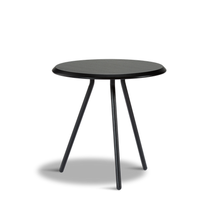 WOUD - Soround Side Table - Black Ash (Ø45xH44,50)