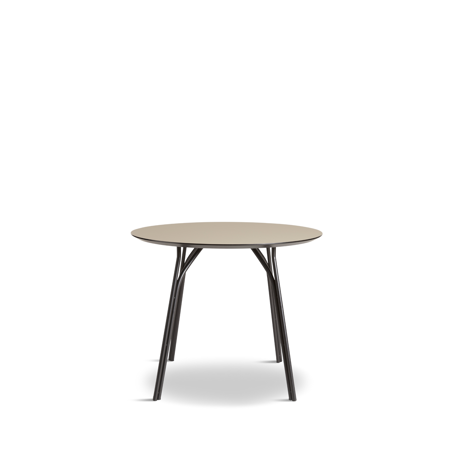 WOUD - Tree dining table (90 cm) - Beige/black - WOUD - DesignGaragen.dk