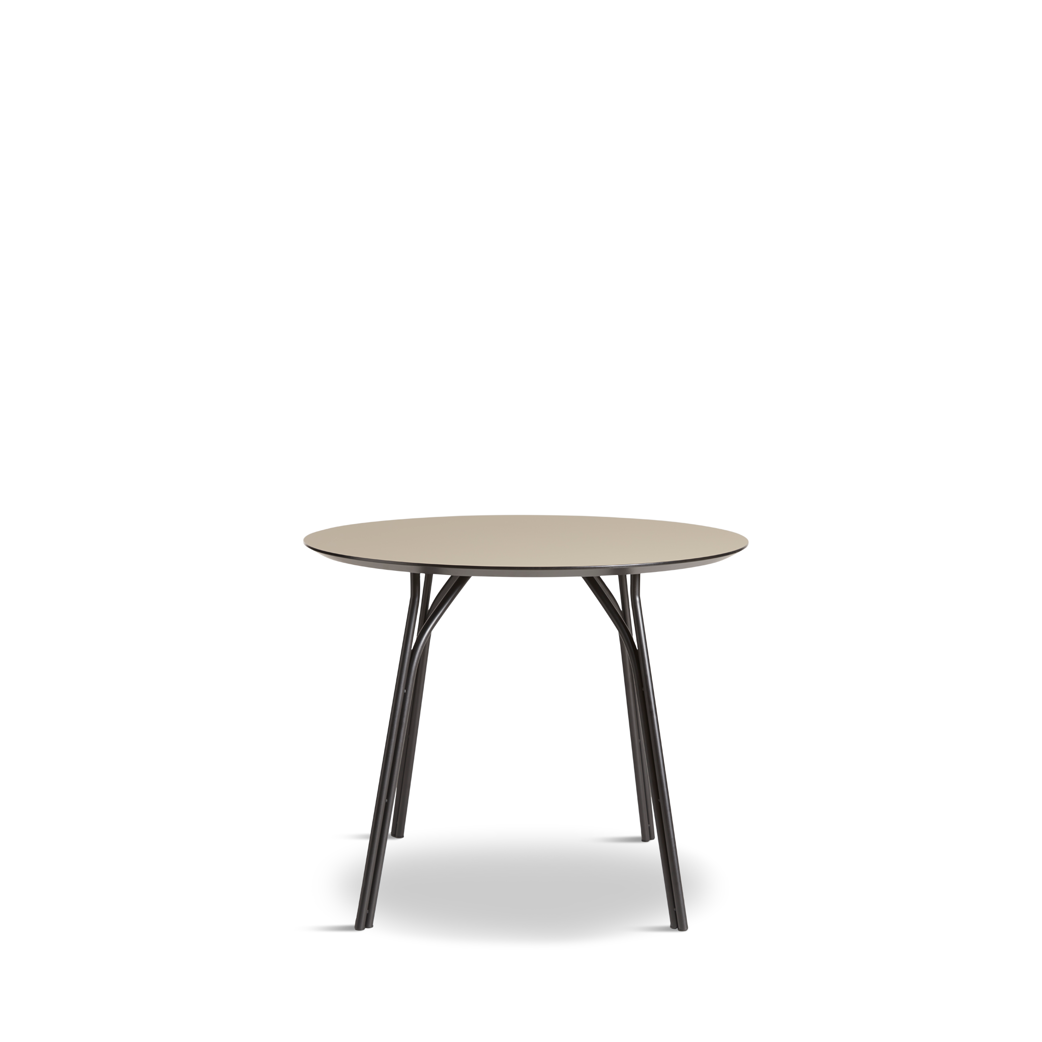 WOUD - Tree dining table (90 cm) - Beige/black - WOUD - DesignGaragen.dk