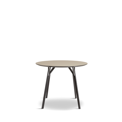 WOUD - Tree dining table (90 cm) - Beige/black - WOUD - DesignGaragen.dk