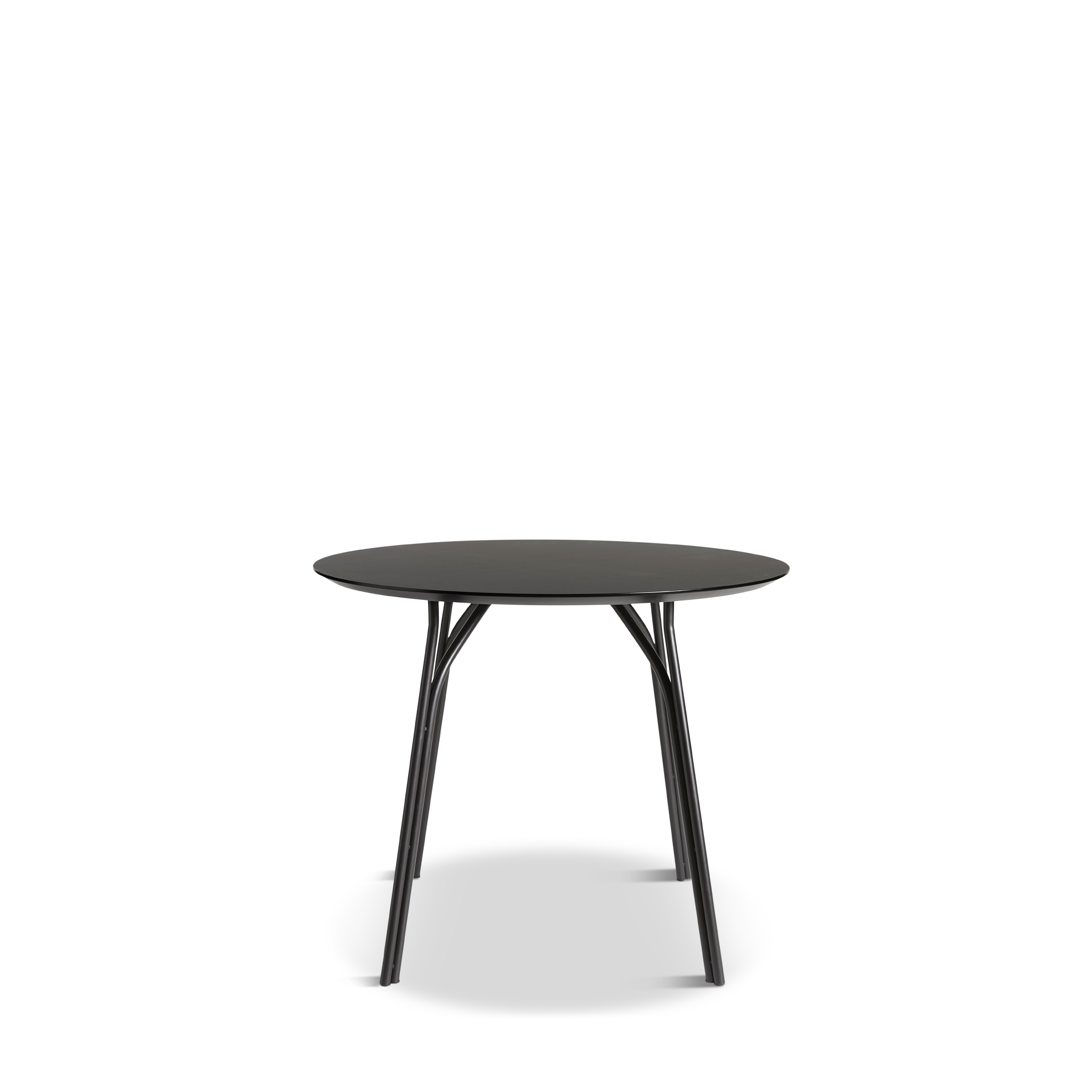WOUD - Tree dining table (90 cm) - Charcoal black/black - WOUD - DesignGaragen.dk
