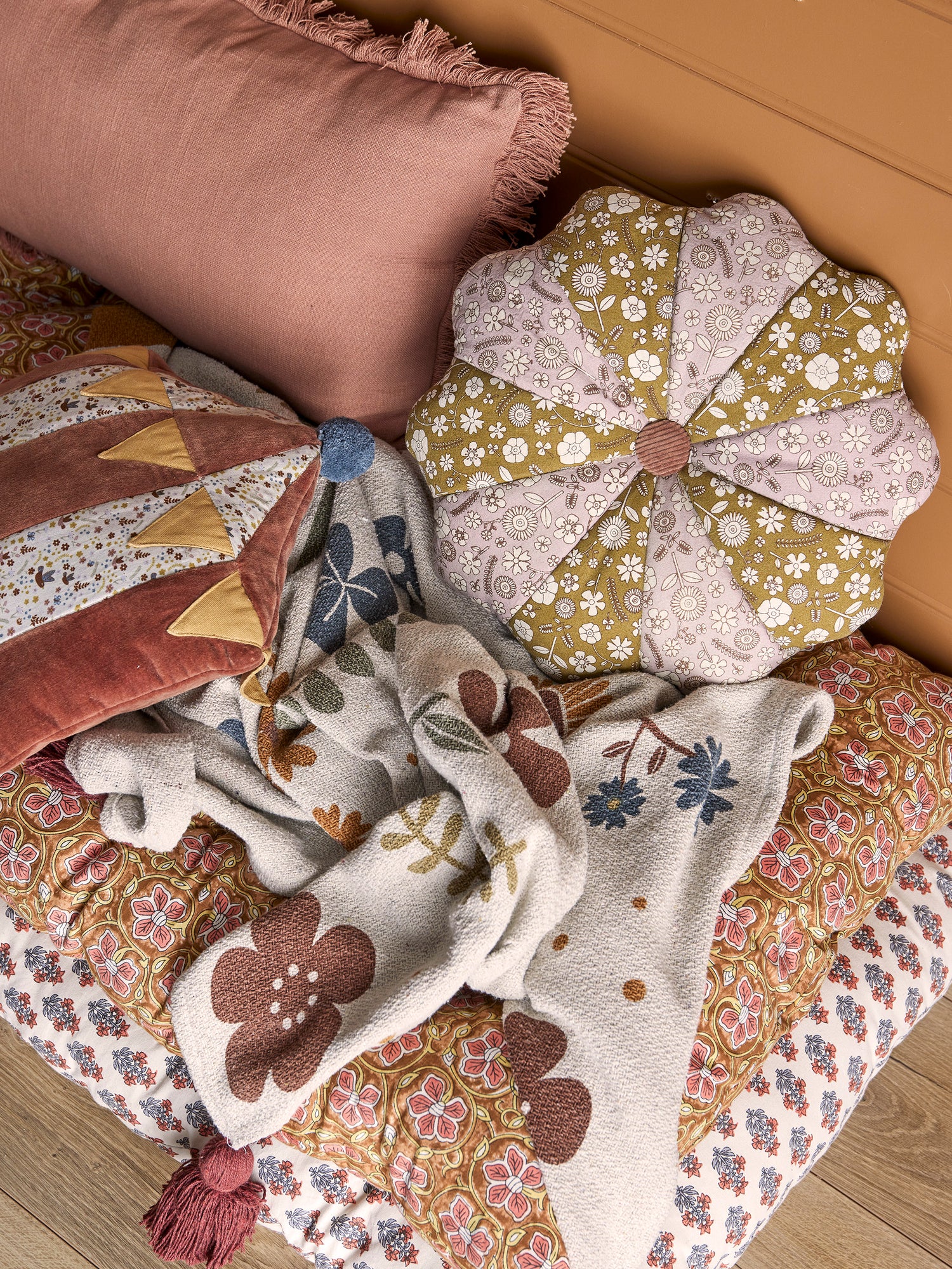 BLOOMINGVILLE MINI - Bryn Plaid, Brun, Genanvendt Bomuld - BLOOMINGVILLE MINI - DesignGaragen.dk