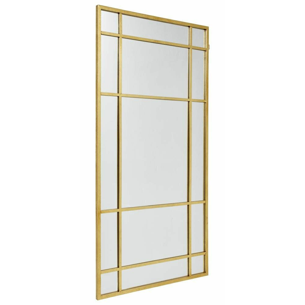 Spirit Mirror With Iron Frame - 204x102 cm - Guldfinish