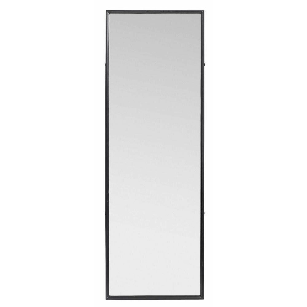 Nordal DOWNTOWN spegel med järnram - h150 cm - svart
