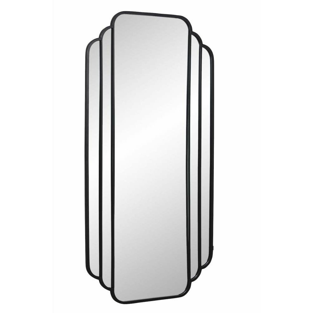 Nordal SKYLARK stor spegel i järn - 200x100 cm - svart