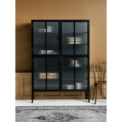 Nordal Groovy skärmar i järn - 185x130 - svart