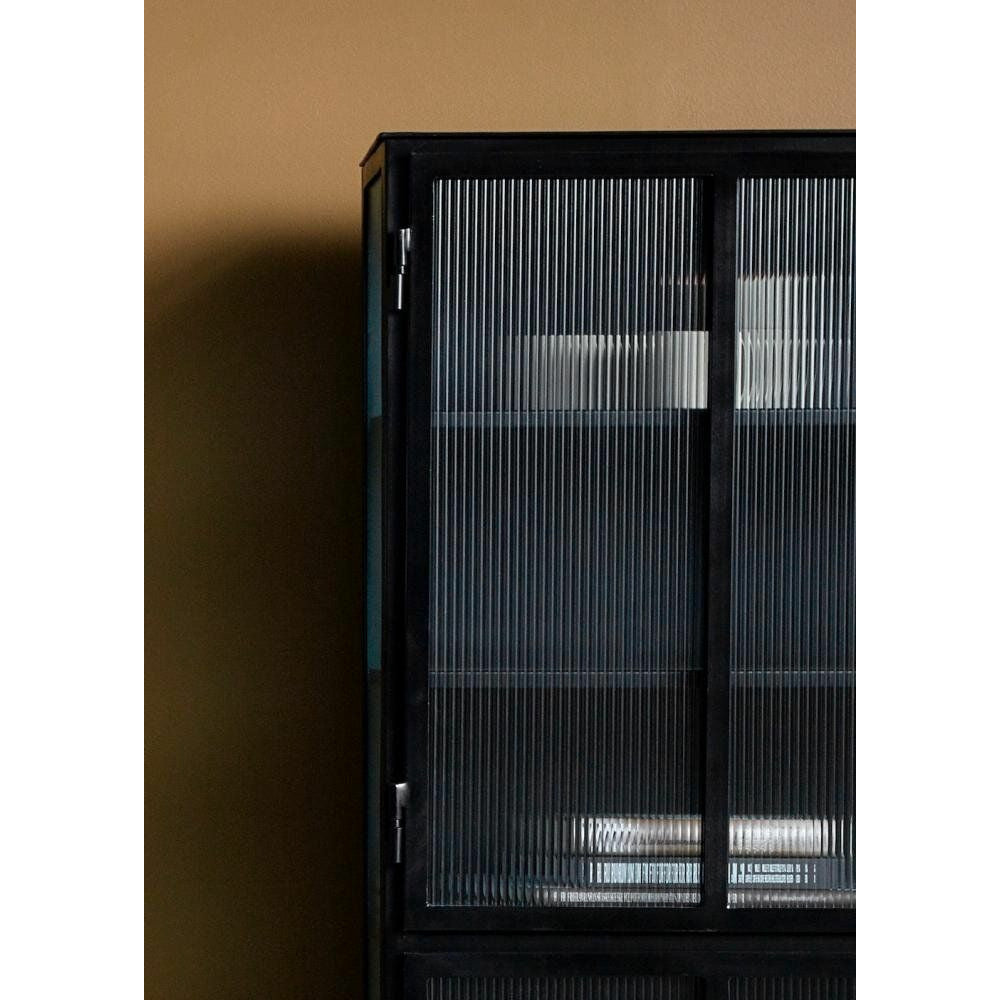 Nordal Groovy skärmar i järn - 185x130 - svart