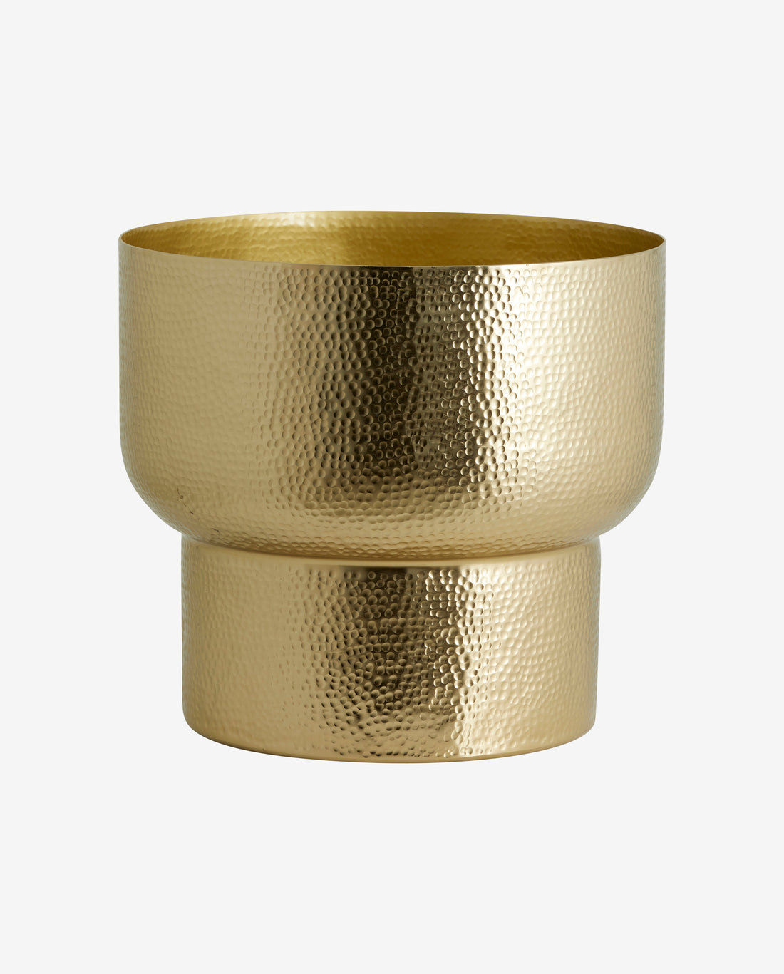 Alimia örtpott i aluminium Ø31 cm - guldfinish