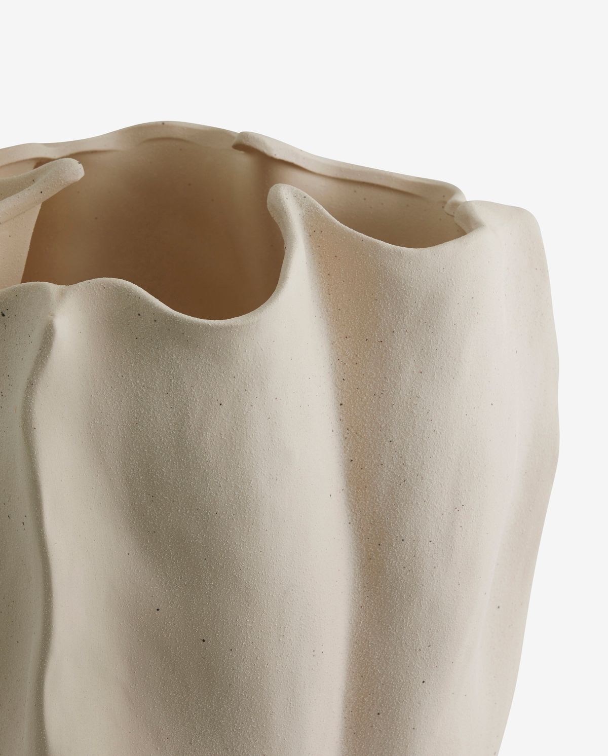 Isabela Vase H36,5 cm - grädde