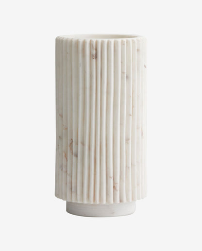 Loon Vase - vit marmor