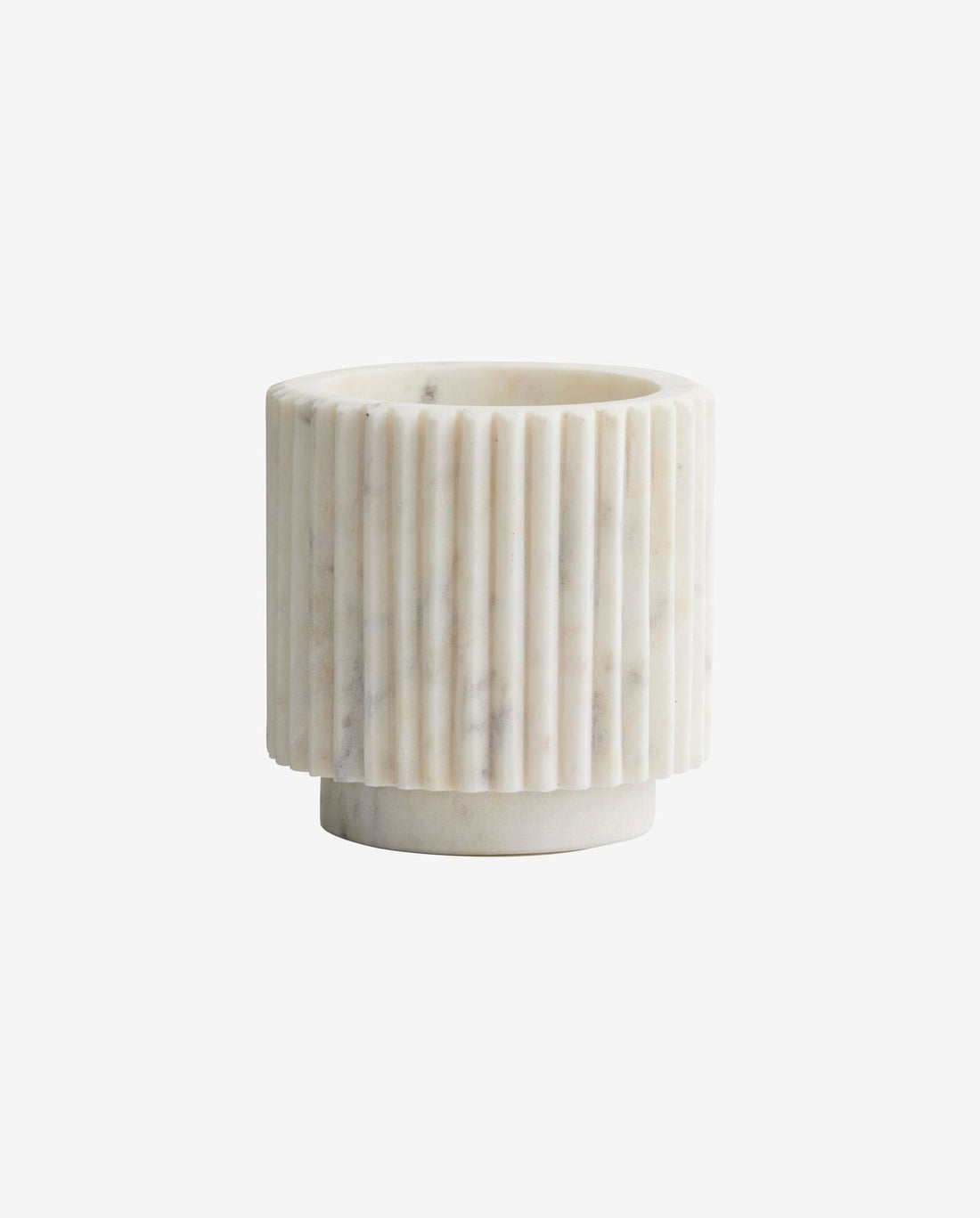 Loon Herbal Pot - vit marmor