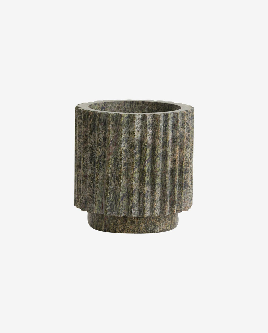 Loon Herbal Pot - Grön marmor