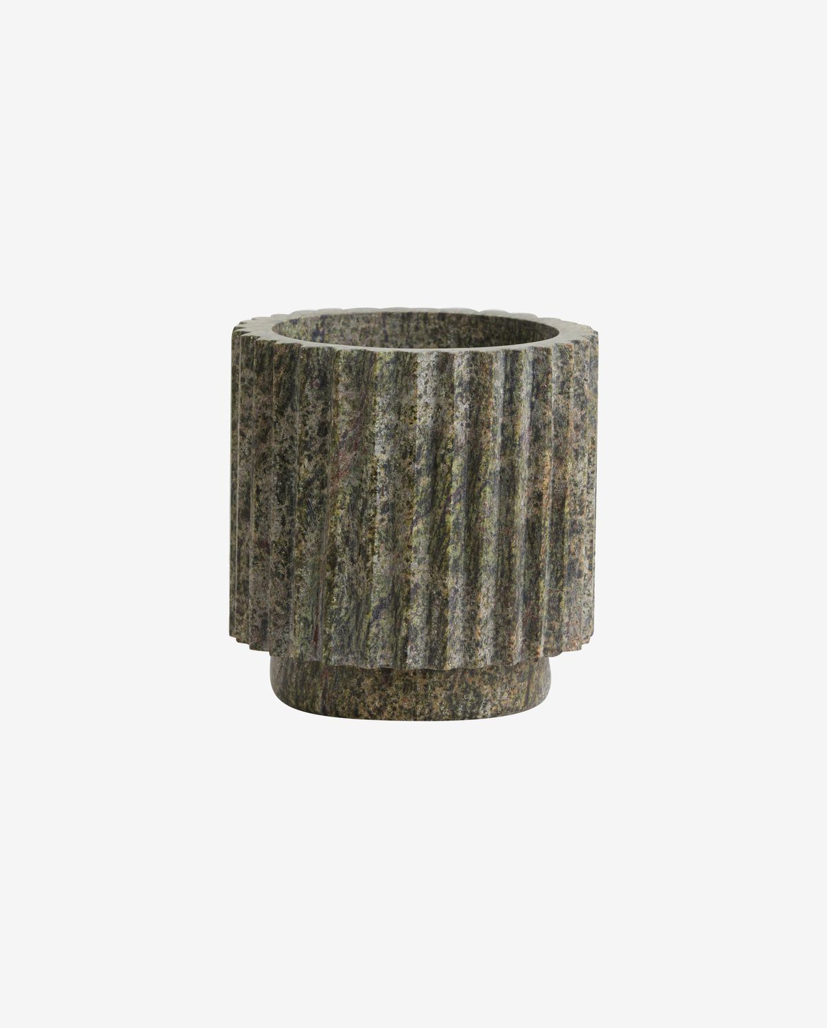 Loon Herbal Pot - Grön marmor
