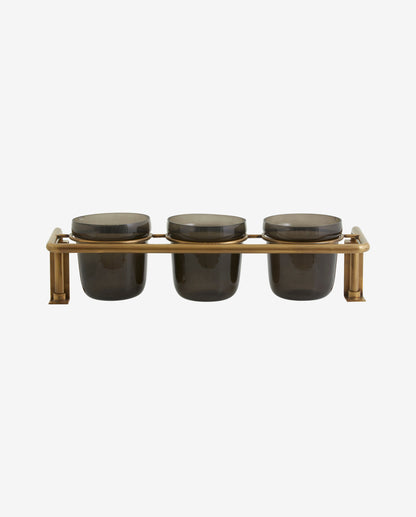 Fidra Storage -hyllan - Svart/mässingsfinish