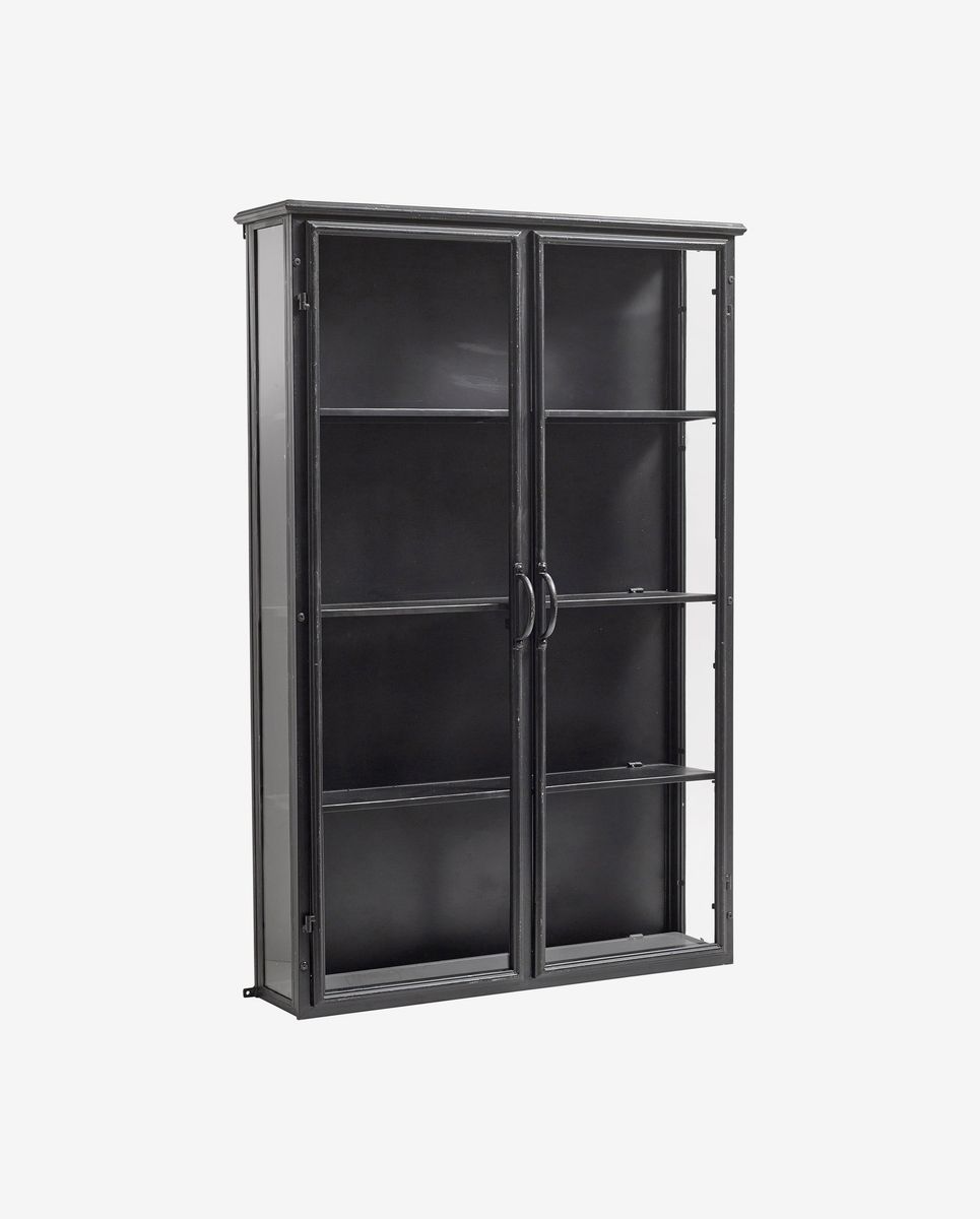 Downtown Wall Cabinet in Iron - 121x80 - Svart