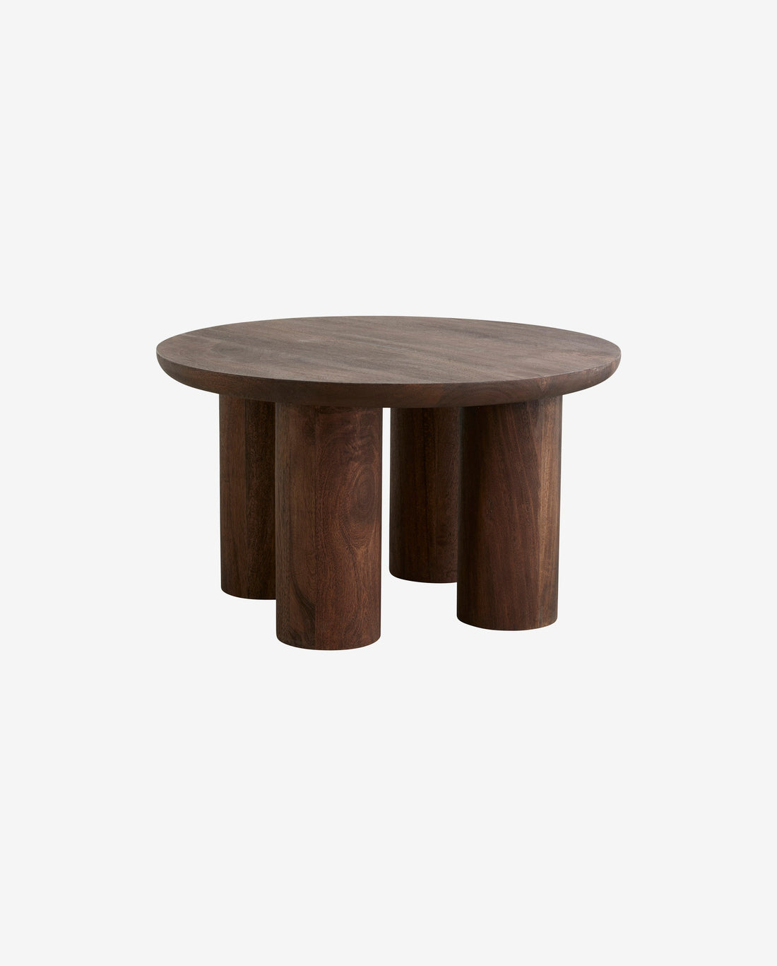 Helin soffbord i mangoträd - H40 cm - mörkbrun