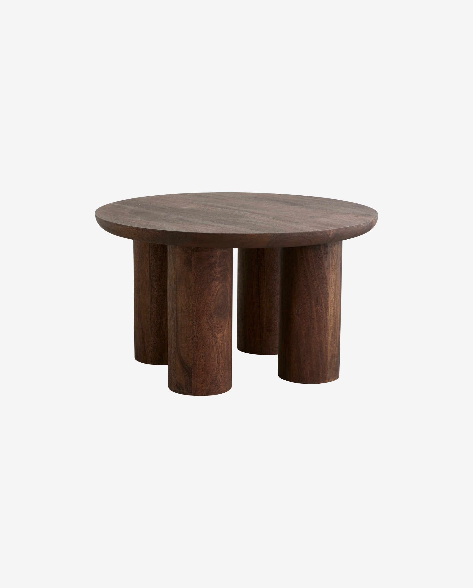 Helin soffbord i mangoträd - H40 cm - mörkbrun