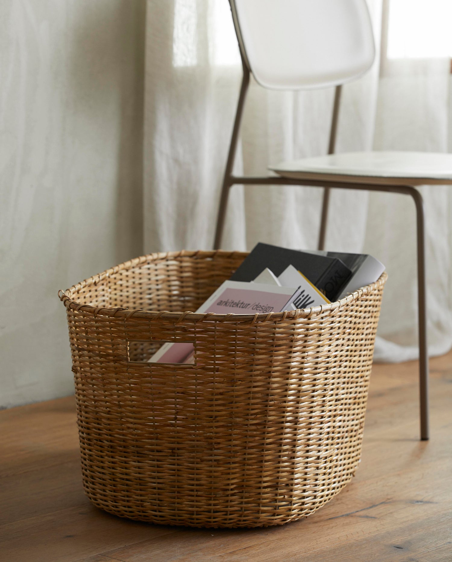 Koloa wicker korg - 40x62 cm - naturen