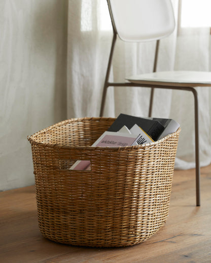 Koloa wicker korg - 40x62 cm - naturen