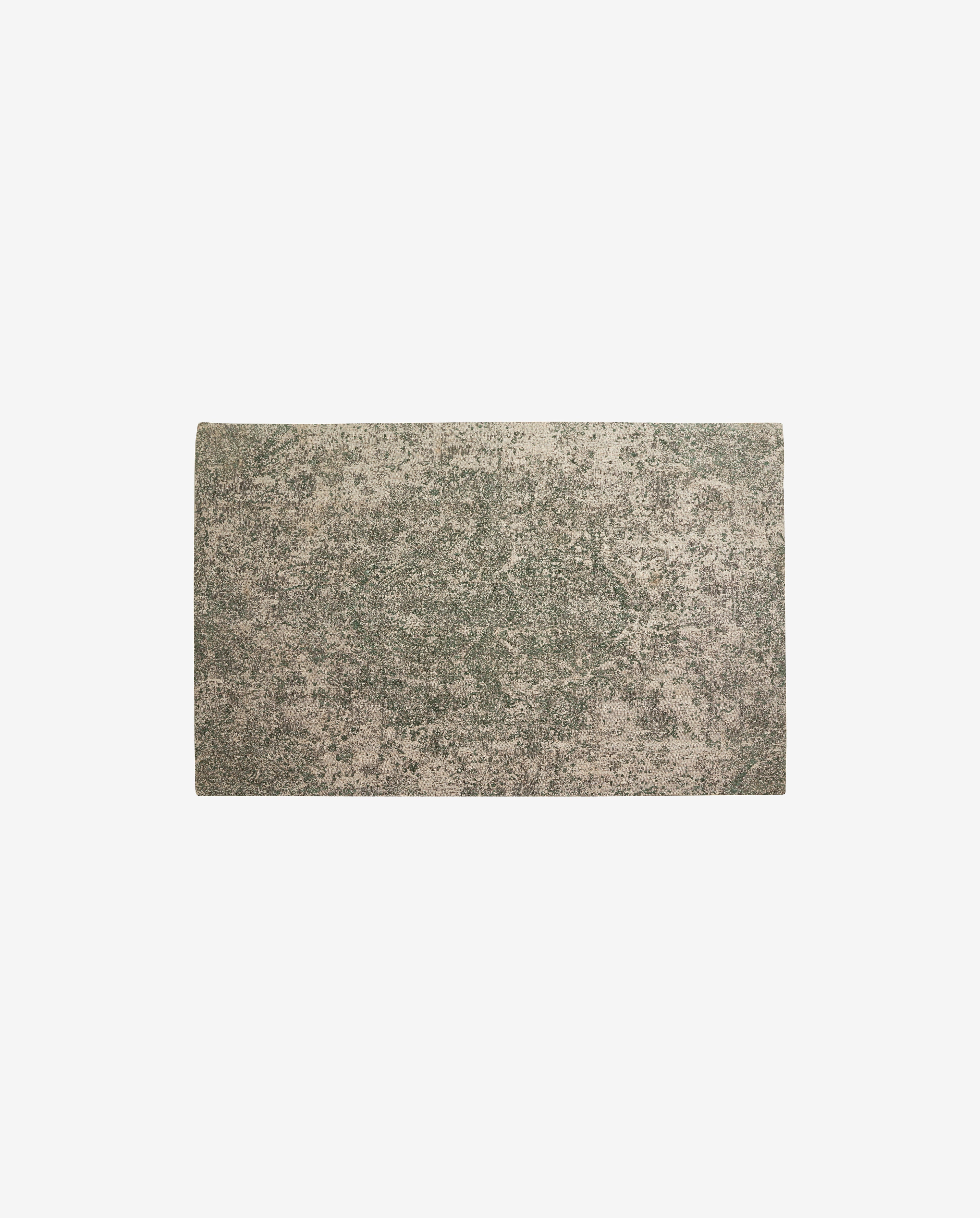 Aria Jacquard Woven Rug - 160x240 cm - Grön/beige