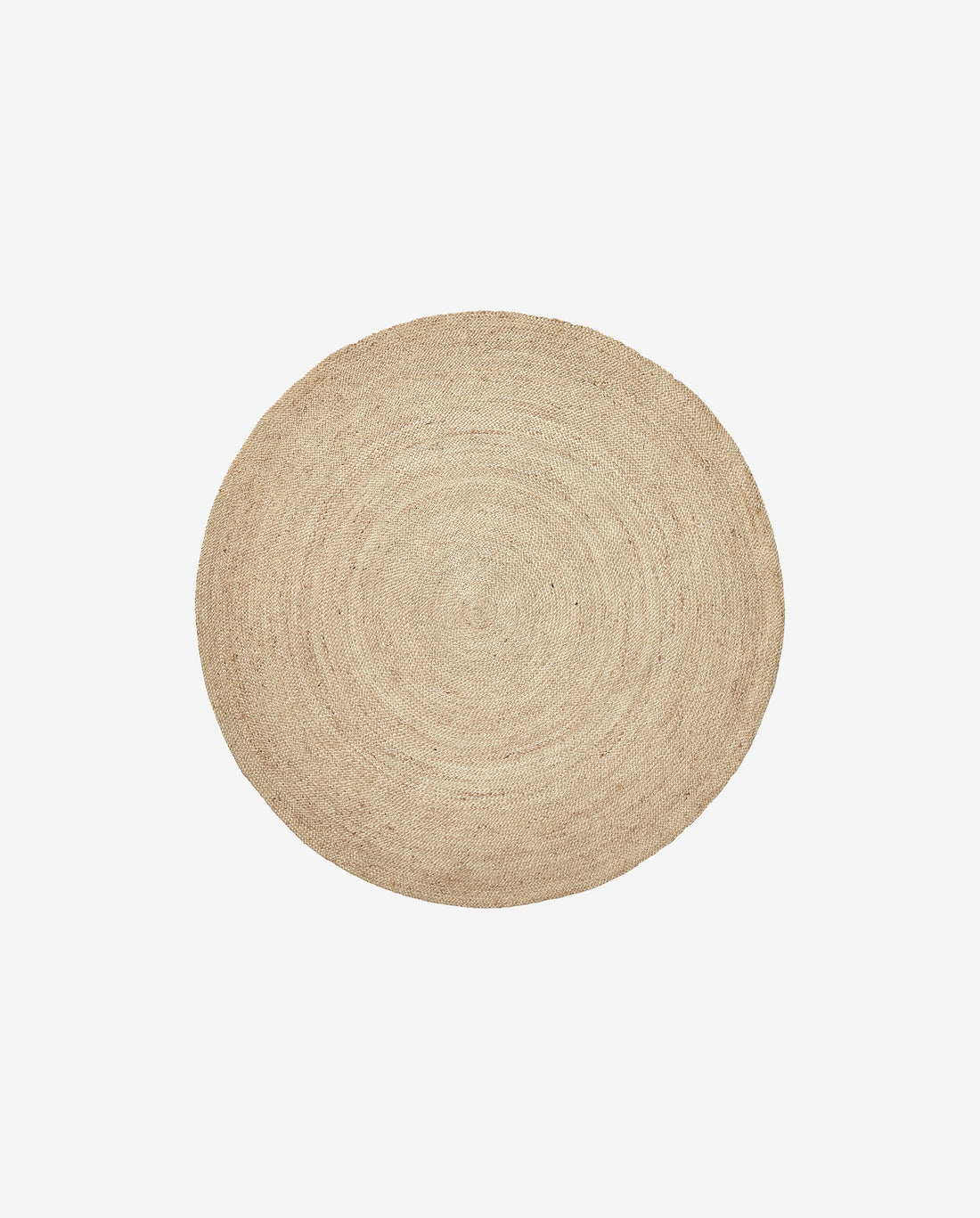 Rund filt i jute - Ø150 cm - naturen